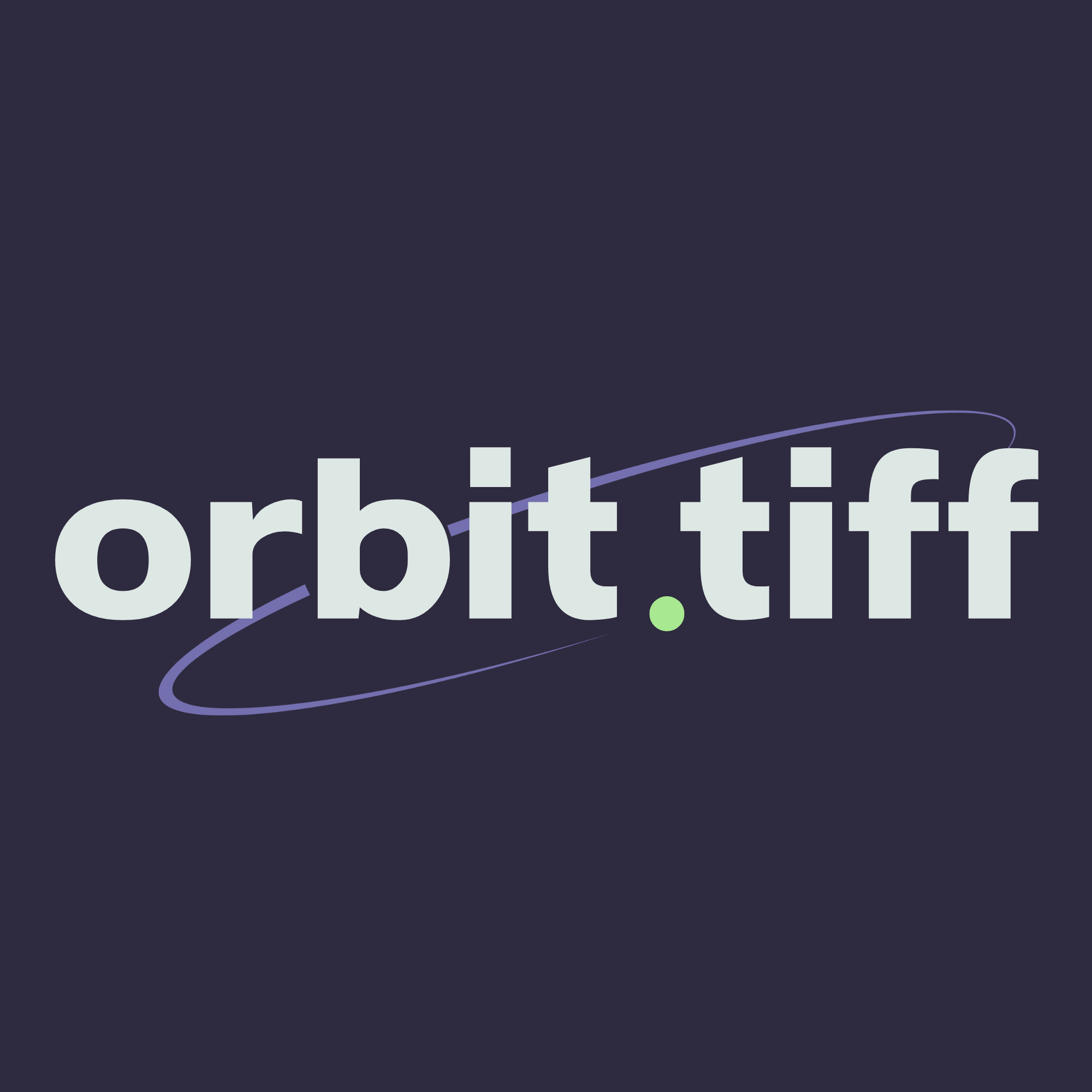 orbit.tiff logo — logo design sample