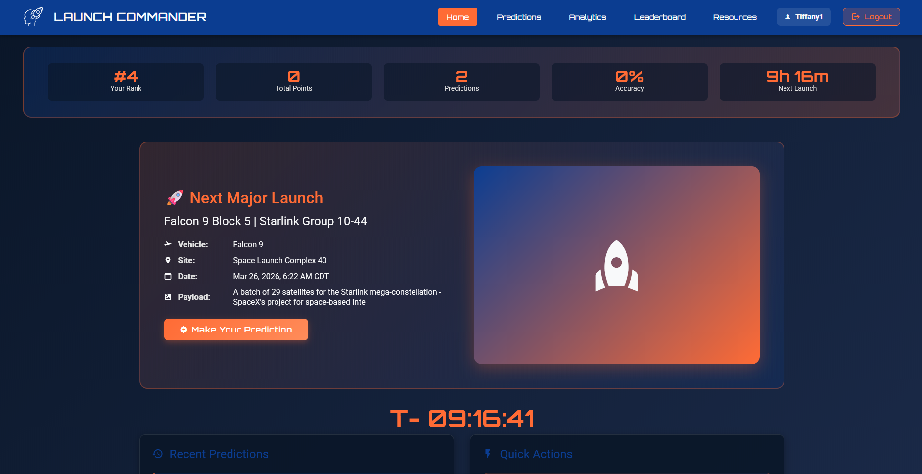 Launch Commander app preview